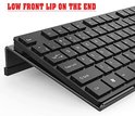 Acryl gekantelde computer toetsenbord standaard voor ergonomisch