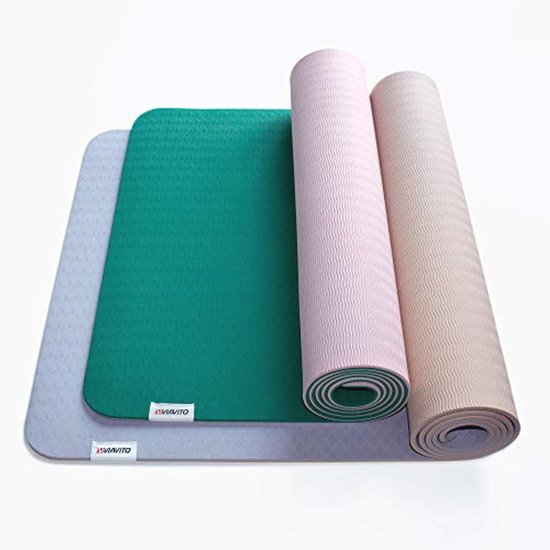 Yoga TPE Yogamat 6mm met Draagband — afbeelding 4
