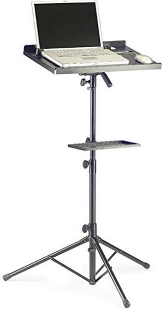 Laptopstand met Plank voor Muziekcomputers