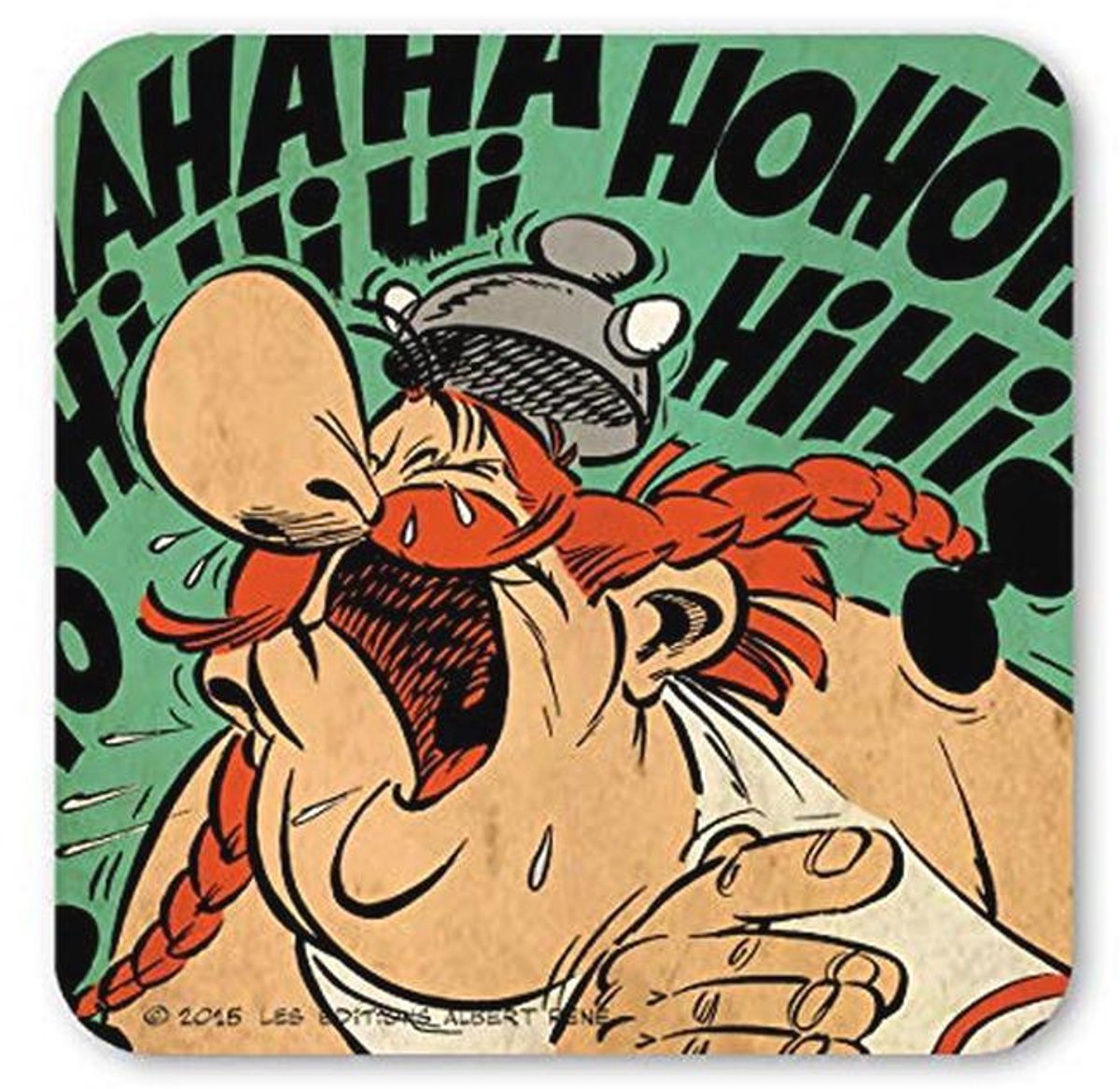 Onderzetters set - Asterix en Obelix - Dappere Galliërs - 6 stuks