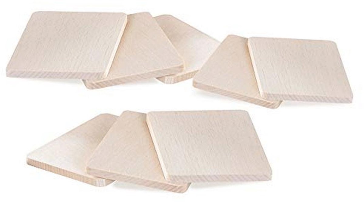 Set van 8 Raclette-Brettjes van Beukenhout
