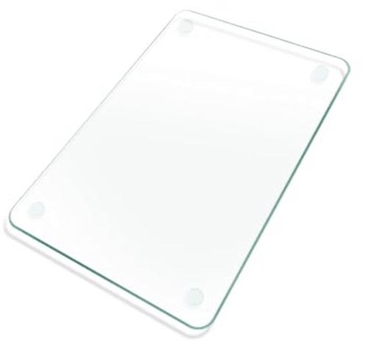 Snijplank van gehard glas 30 x 20 cm - Krasbestendig, hittebestendig met antislipvoeten