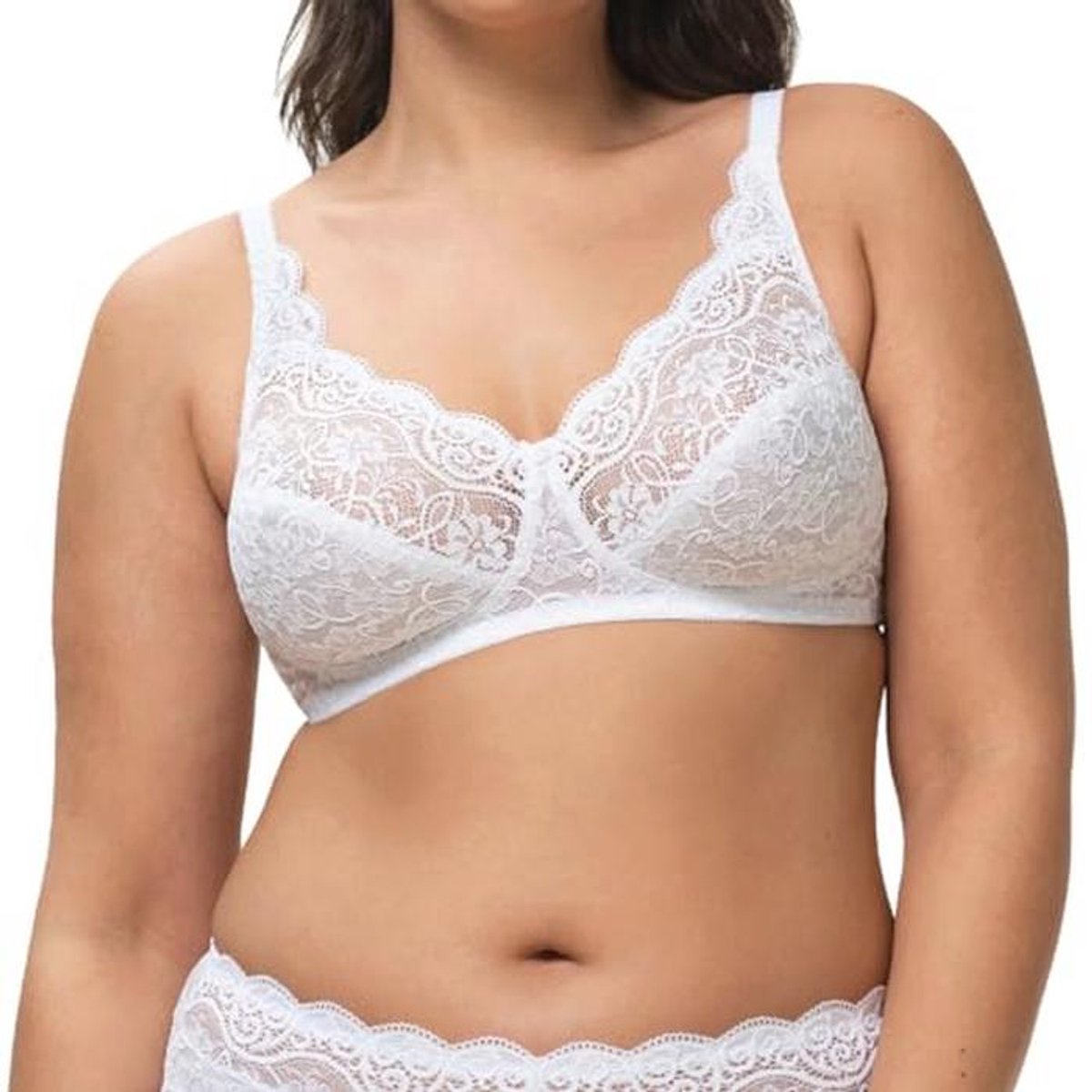 Triumph Amourette 300 N - beha zonder beugel, wit, 95D