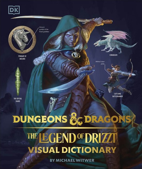 Dungeons & Dragons The Legend of Drizzt Visual Dictionary - cover