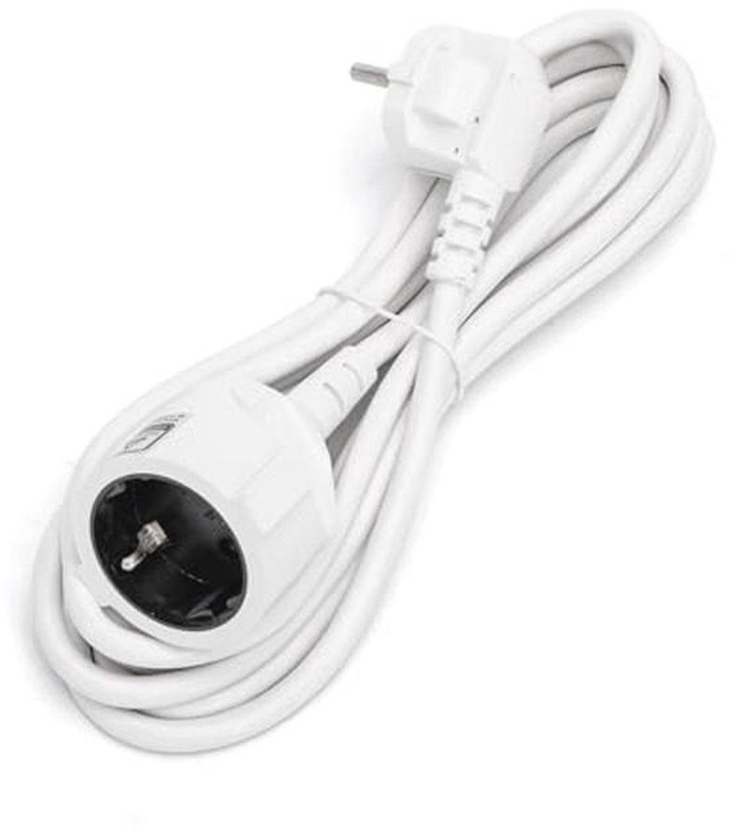 3 Meter Stroomkabel 16A 250V Verlengkabel H05VV-F 3G1,5mm² Schucko