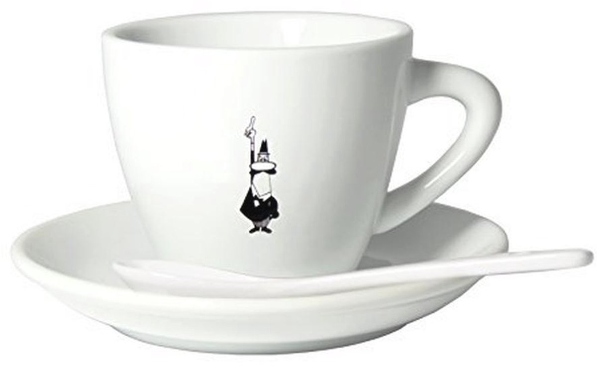 Cappuccinokop met Schotel - Porselein, 1 Stuk
