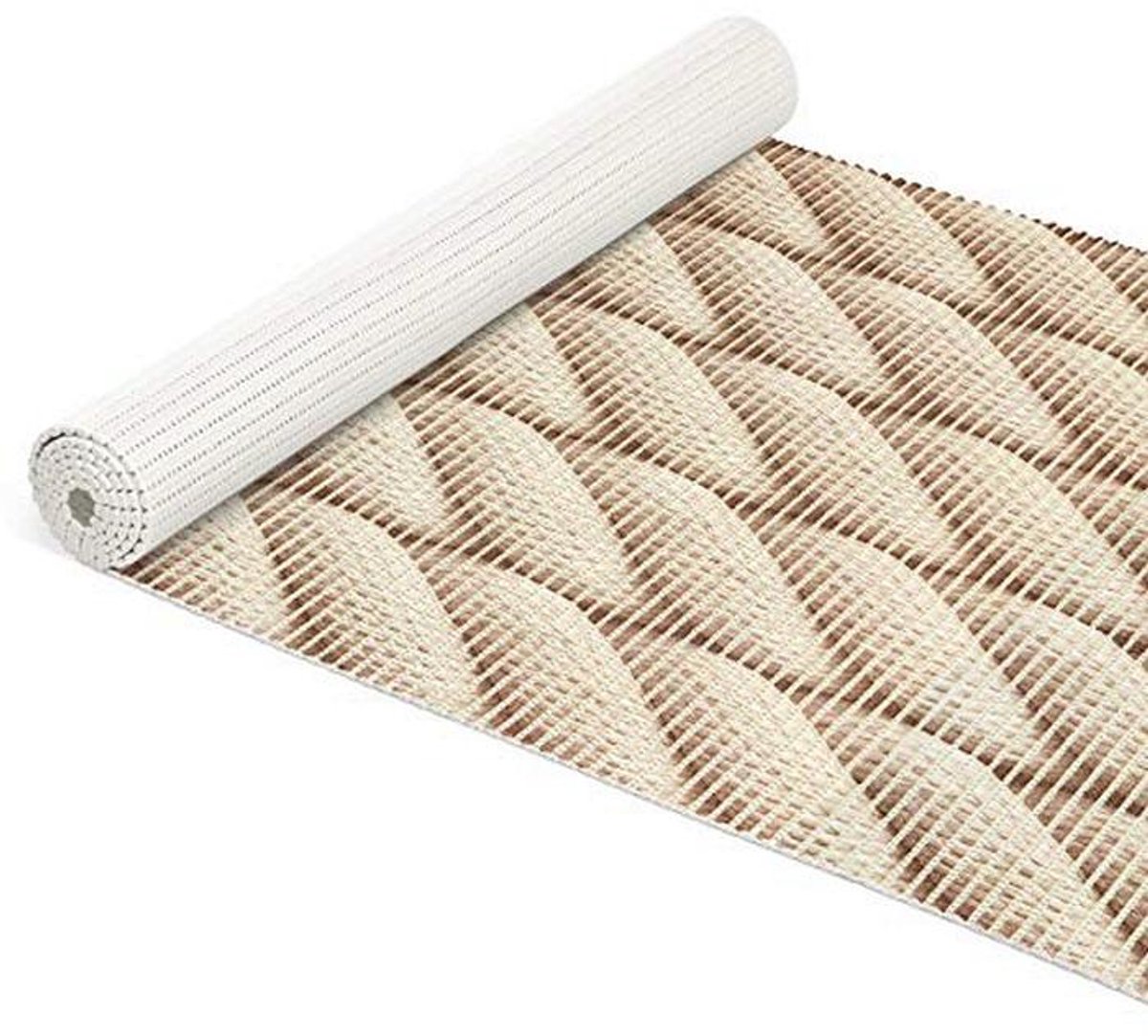 ANRO Zachte schuimmat Badmat Badkamer Douche Toilet Mat Antislip Badloper touw Beige 100x6