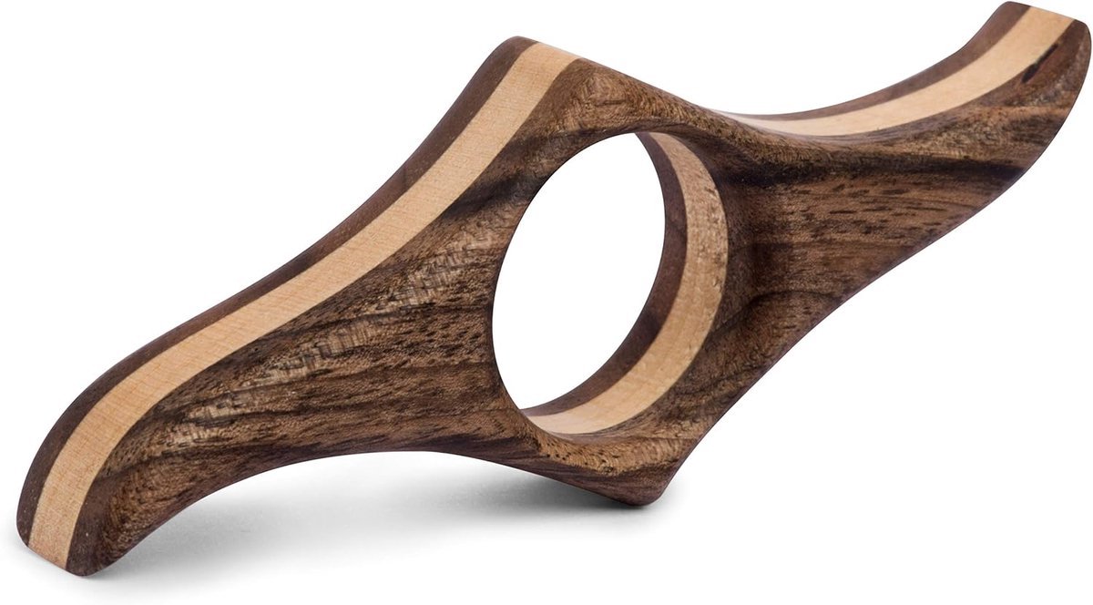 Stunq® Duurzame Houten Bladwijzer met Ergonomisch Ontwerp voor Langdurig Lezen