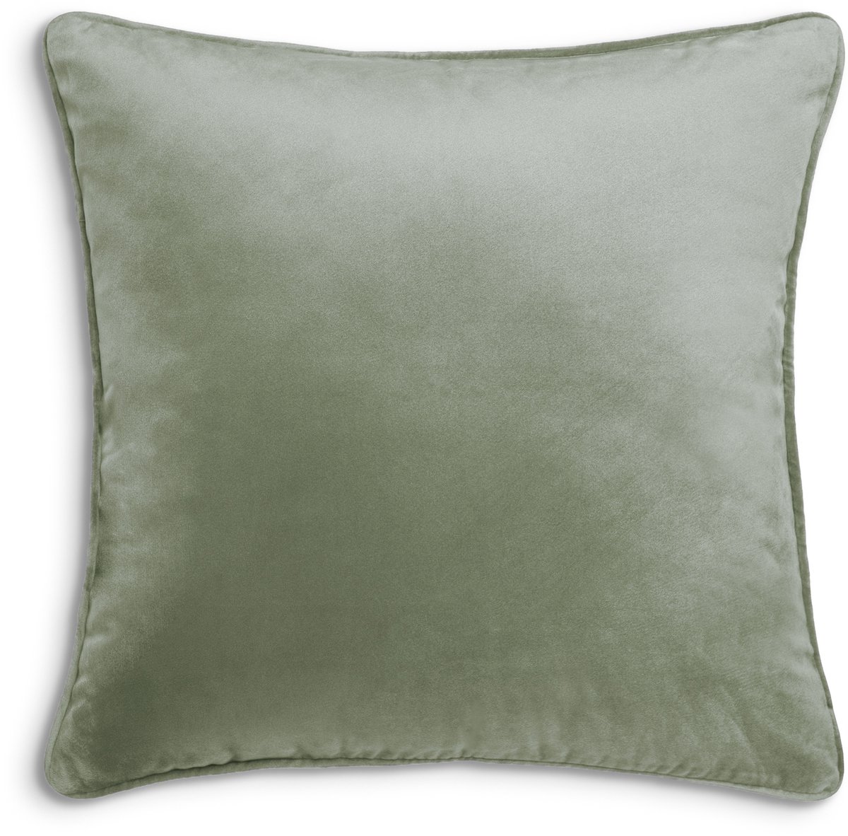 Heckettlane Sierkussen Velours Original - Sage Green - Sierkussens 48x48 cm - 100% Polyester Velours - Inclusief Binnenkussen