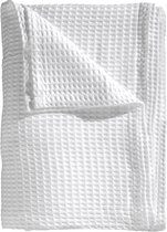 Heckettlane Bed Sprei Wafel - Bedsprei Eenpersoons - Wafeldeken - 180x260 cm - Wit