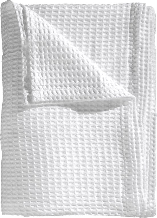 Heckettlane Bed Sprei Wafel - Bedsprei 2 persoons - Wafeldeken - 240x260 cm - Wit