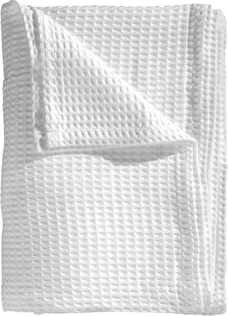 Heckettlane Bed Sprei Wafel - Bedsprei Tweepersoons - Wafeldeken - 240x260 cm - Wit