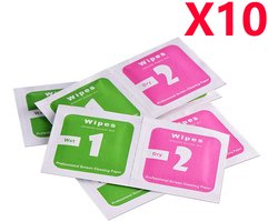 FFO2World 10-Pack Schermreinigingsdoekjes – 1 Nat + 1 Droog – Professionele Screen Cleaning Wipes voor Telefoon, Tablet, Laptop