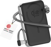 WanderS Batterie Externe Magnétique Qi2.2 25W Certifiée - Batterie Externe Sans Fil Qi2.2 25W avec Câble USB-C Intégré 35W pour MagSafe - Pour iPhone 17/16/15/14/13 Pro/Max