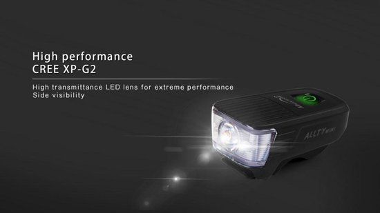 Magicshine Alty Mini - Voorlicht 300 lumen - usb oplaadbaar — afbeelding 2