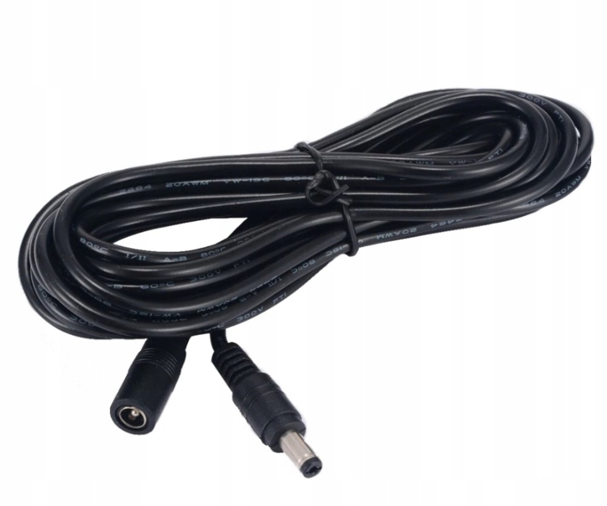 3m DC Verlengsnoer 2.1/5.5mm voor IP Camera's 12V