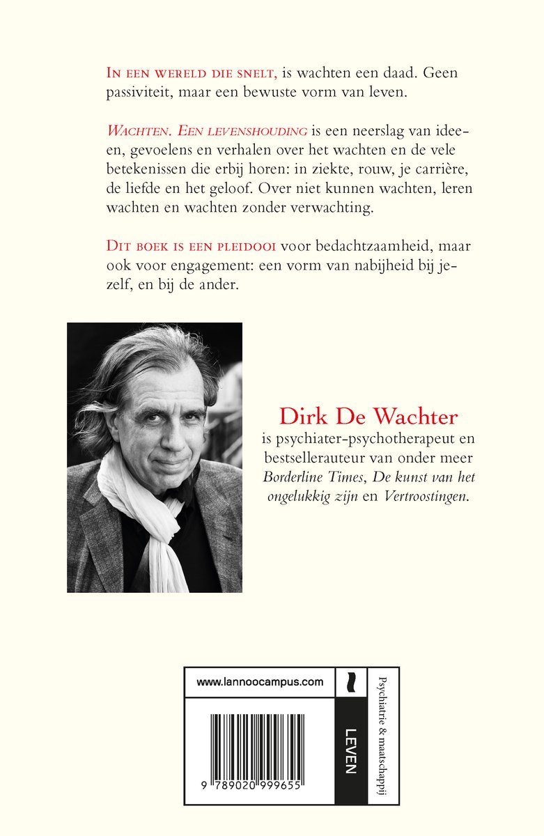Wachten, een levenshouding - back cover
