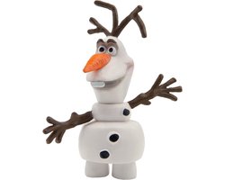 Bullyland 12963 – Speelfiguur Disney Frozen – Olaf de Sneeuwpop – levensecht en detailrijk vormgegeven – ideaal als vrolijk taartfiguurtje, verzamelobject of cadeautje voor kinderen vanaf 3 jaar