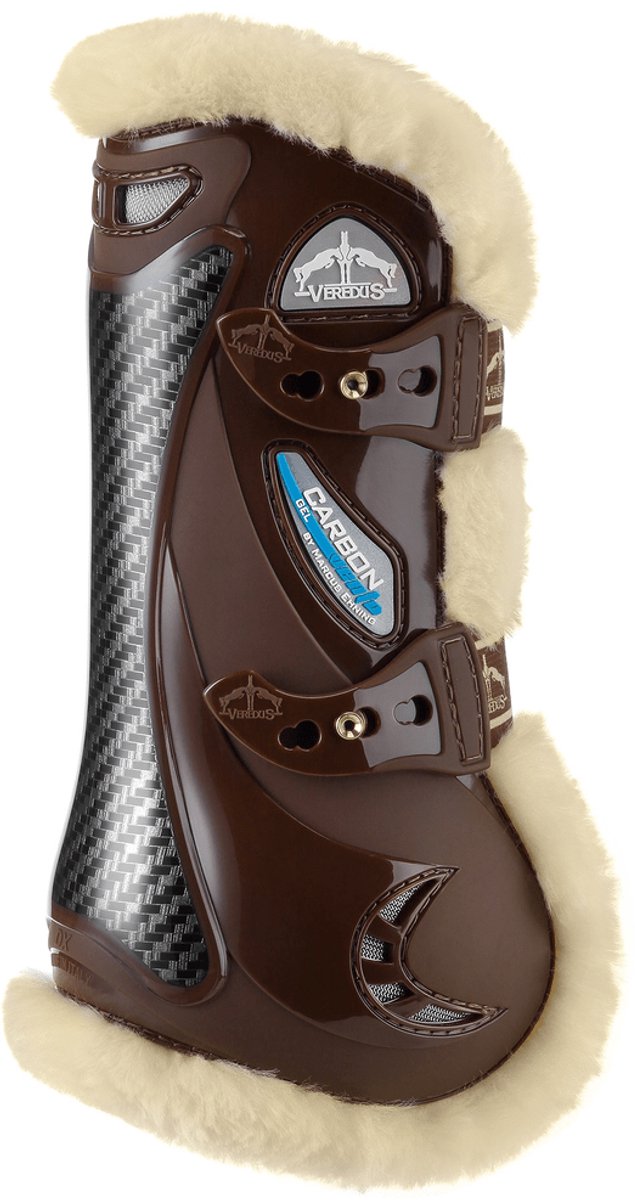 Veredus Peesbeschermers STS Carbon Gel Brown - S