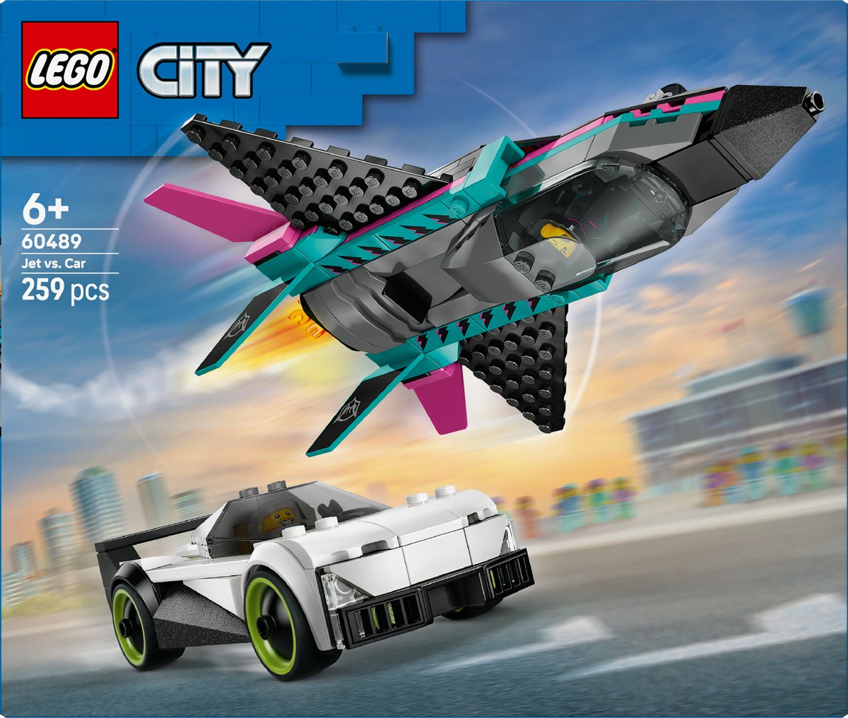 LEGO City Great Vehicles - 60489 - Straalvliegtuig vs. Sportauto — afbeelding 15