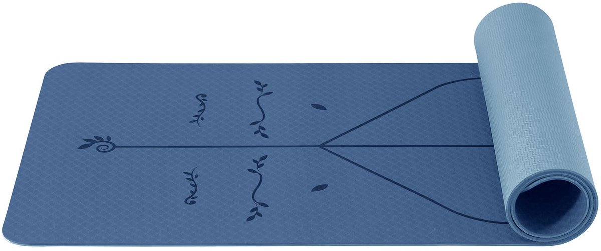 Stunq® Yogamatte TPE 6mm - Sportmat voor Yoga, Pilates & Fitness (183x61cm)