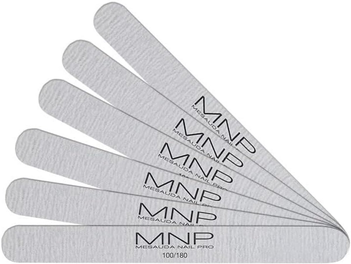 Nagelvijl Zebra 100/180 Set voor Manicure en Pedicure