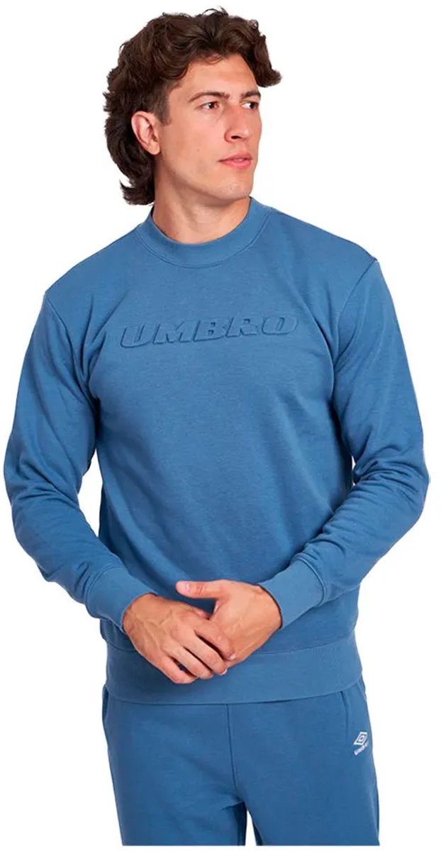 Umbro Embossed Logo Sweatshirt Blauw S