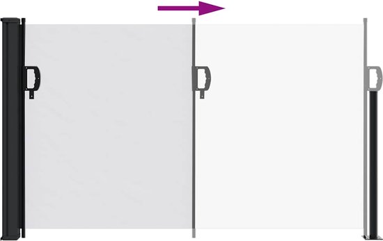 vidaXL - Paravent - extensible - 120x600 - cm - blanc