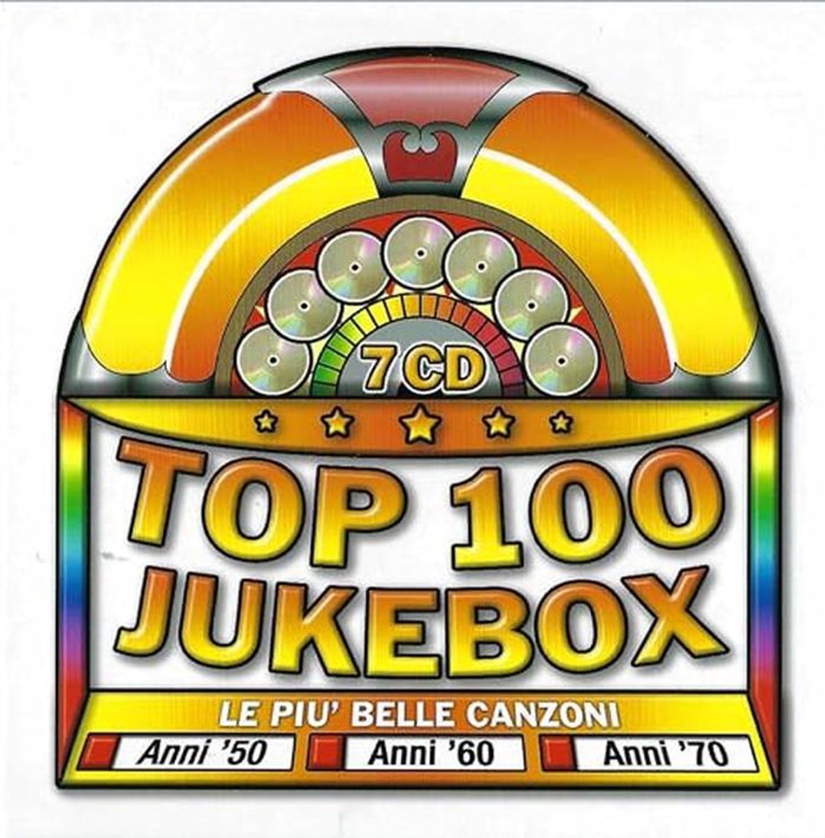 Top 100 Jukebox Muziekselecties op 7 CD's