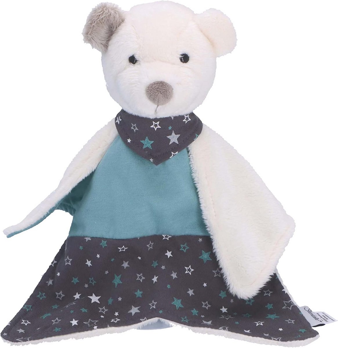 Knuffeldoek Baby IJsbeer Elia - Donkergrijs Unisex
