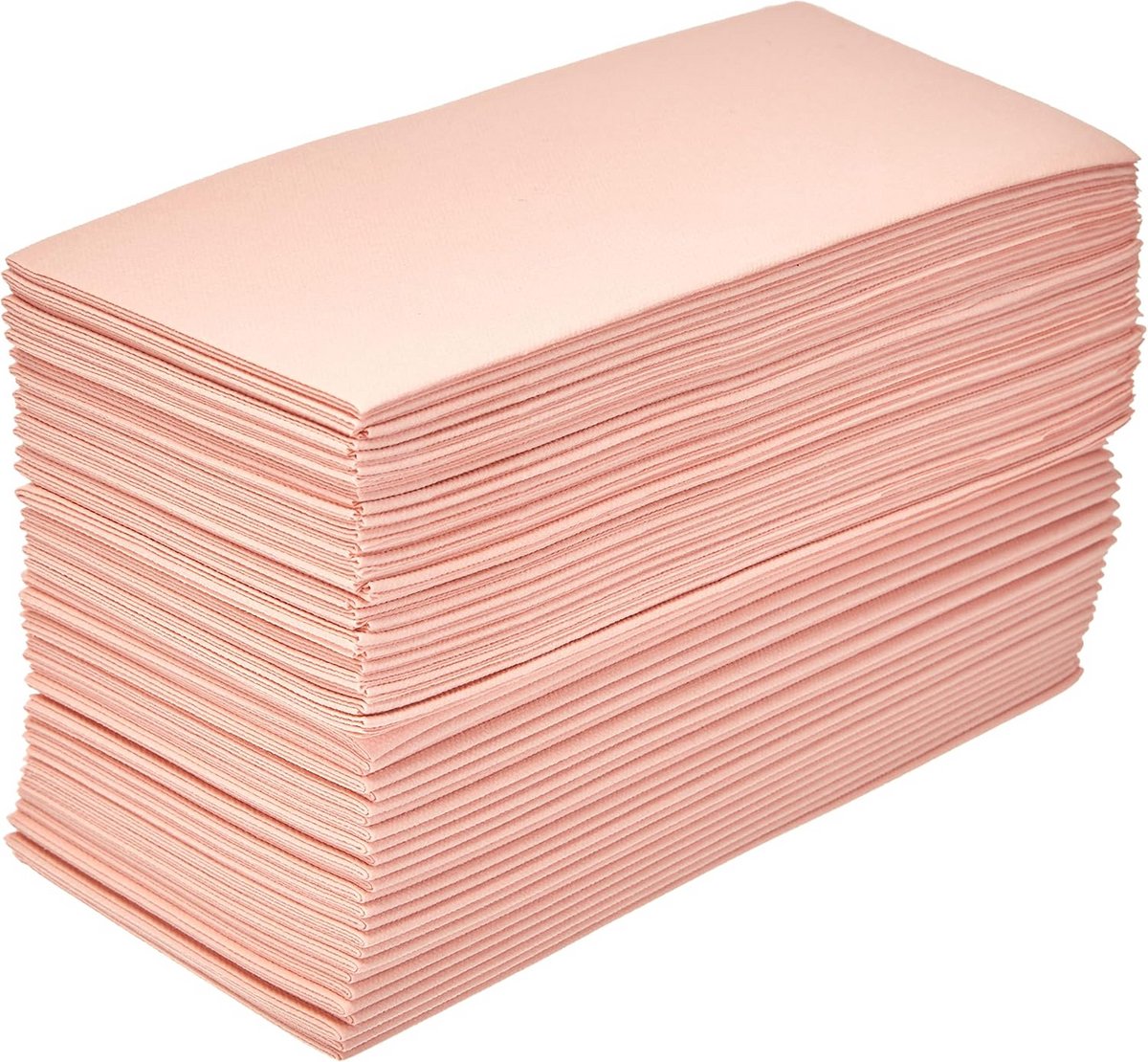 Hoogwaardige wegwerpservetten 39x40 cm - 50 stuks - Roze - Airlaid