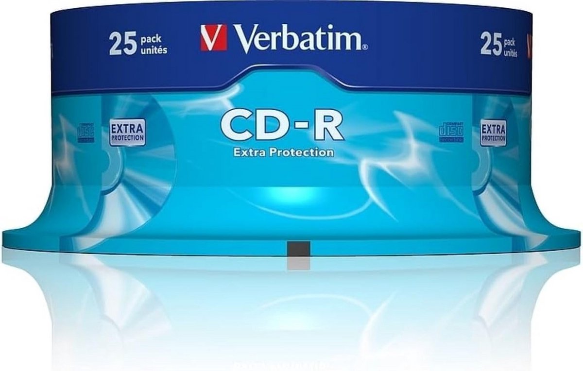 CD-R 700MB 52x met Extra Bescherming - 25 Stuks Verpakking
