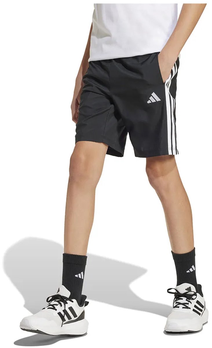 Adidas Essentials Climacool 3 Stripes Korte Broek 13-14 Years Kinderen Zwart