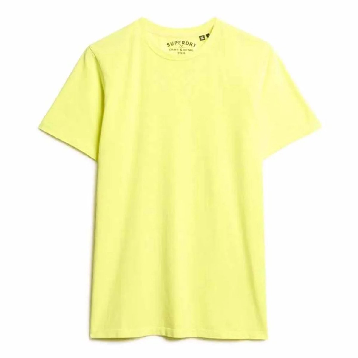 Superdry Klassiek Essential T-shirt Heren T-shirts Geel