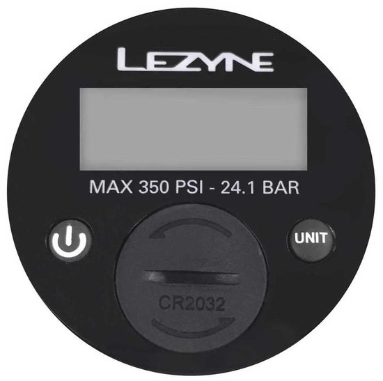 Lezyne 350 PSI Digital Gauge 2.5 Inch - Vervangingsmanometer voor alle vloerpompen - Inclusief lijm en o-ring - Zwart — afbeelding 3