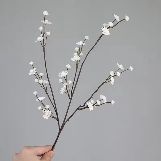 22 cm Witte gypsophila Kunstbloem Bruidsboeket Decoratie Arrangement Plastic Nep Bloem Woondecoratie