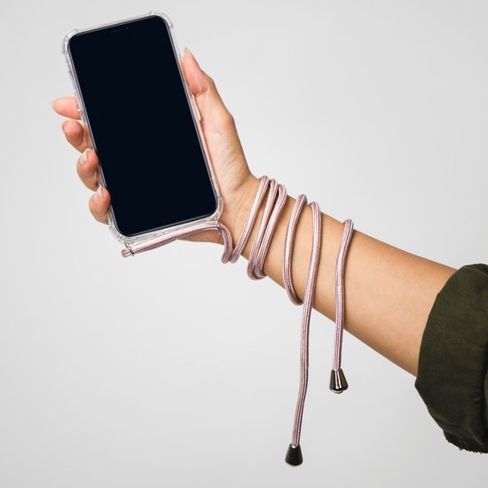 Phoona Telefoonhoes met koord voor iPhone 14 Plus met band
