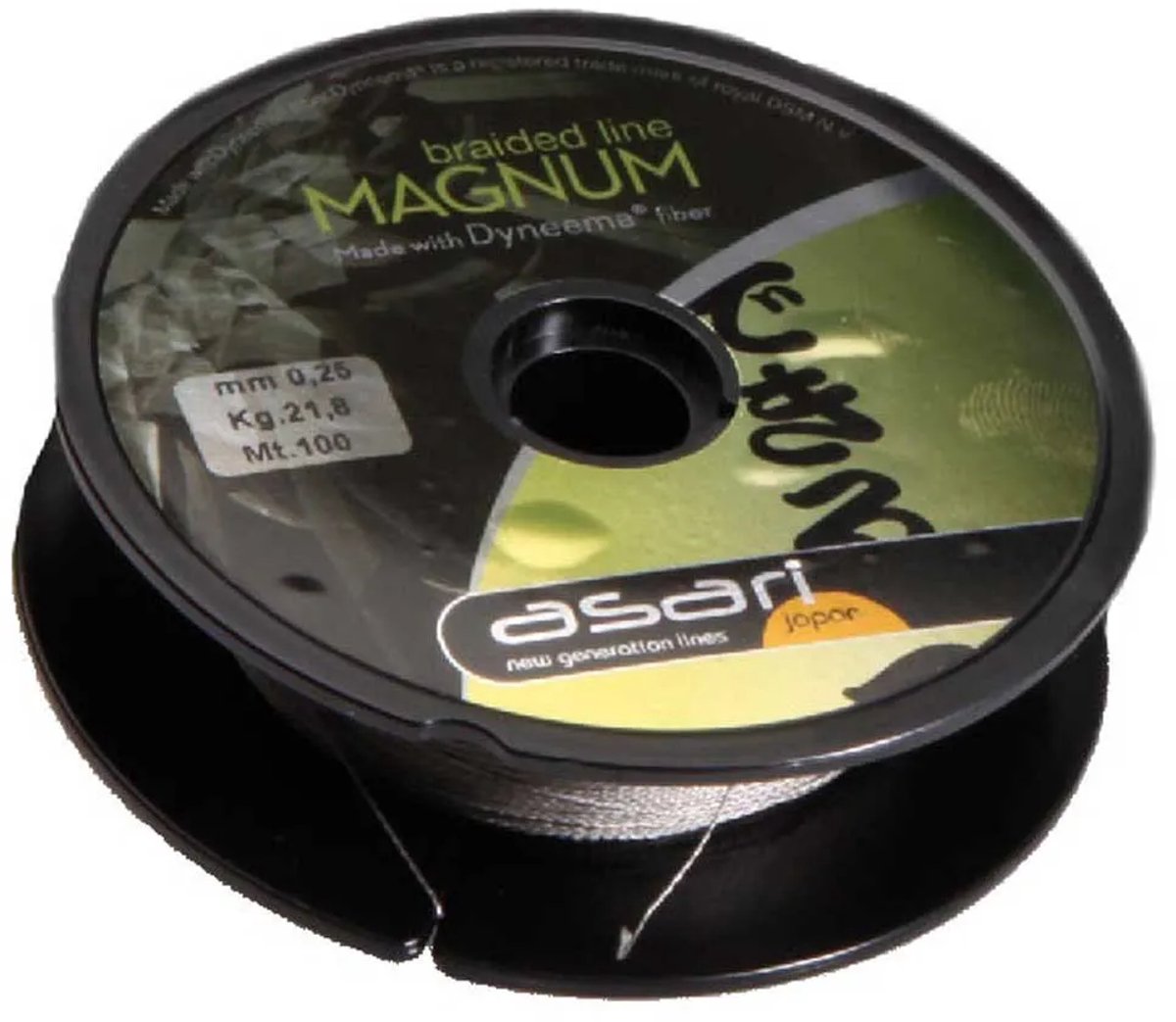Asari Magnum Gevlochten Vislijn 10x100 M Grijs 0.400 mm