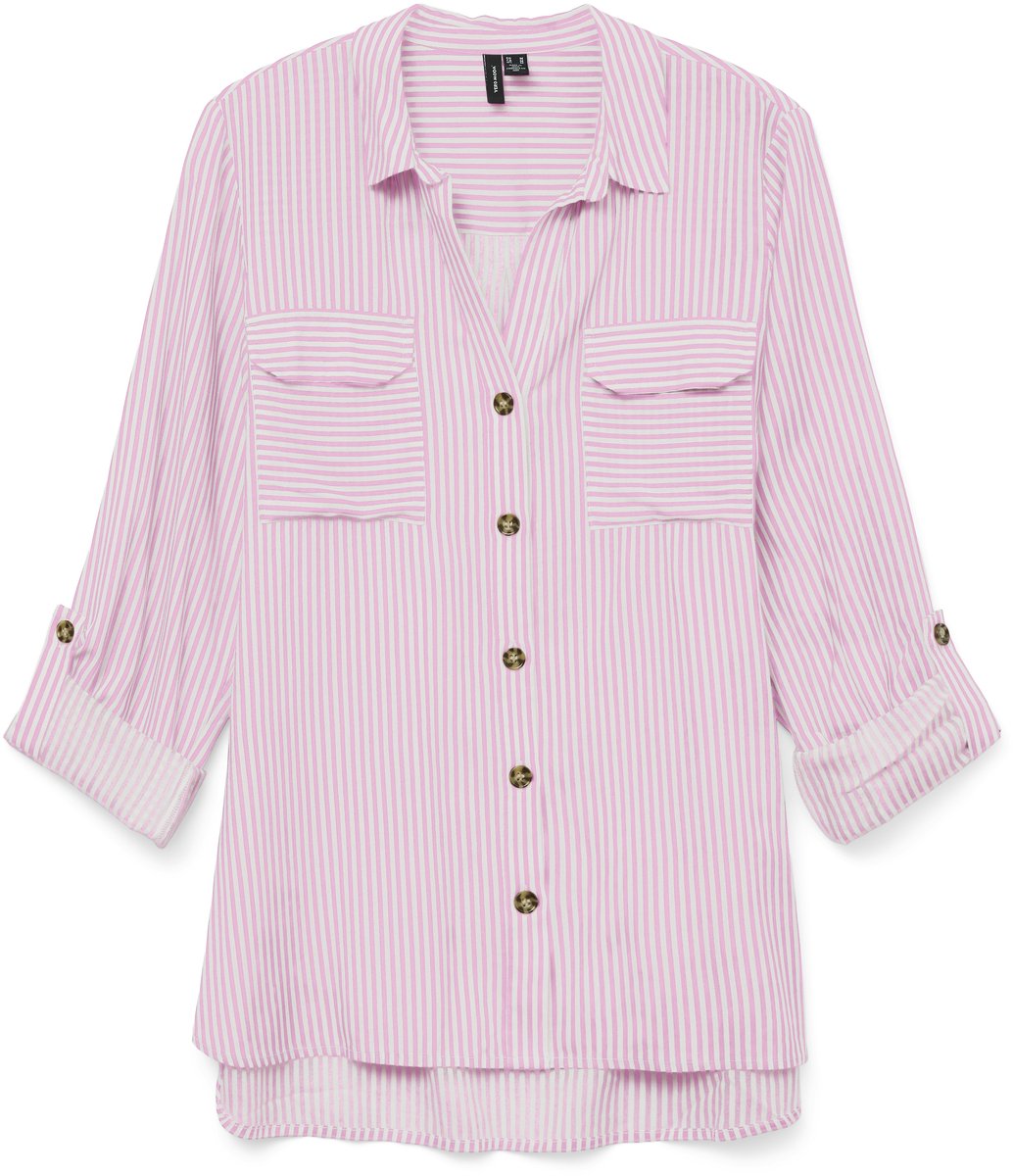 Vero Moda Bumpy New Woven LS Top Dames - Maat XL