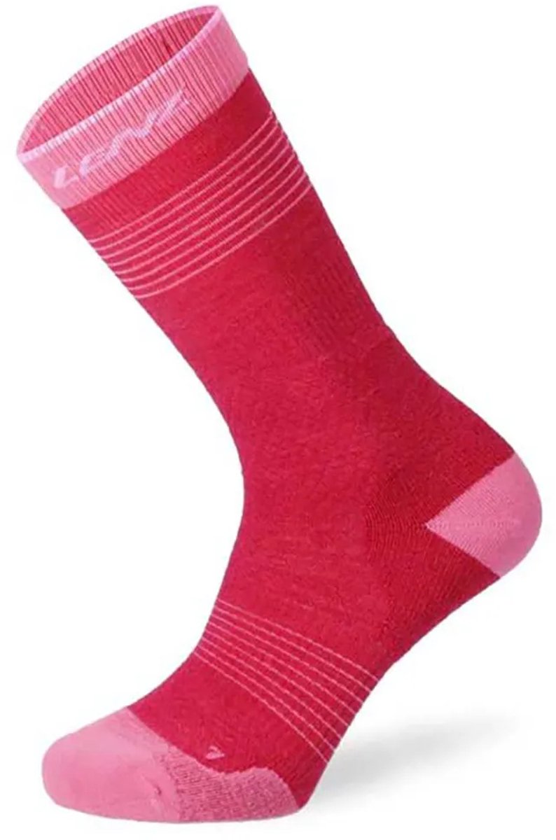 Sokken Lenz Merino 1 Mid Roze
