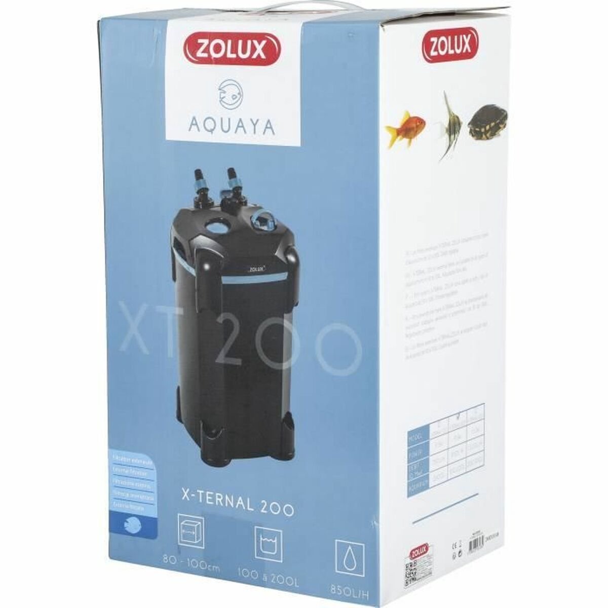 Extern filter - Zolux - Xternal 200 - Voor aquaria van 100 tot 200 L - Debiet 850 L/u - 9.3W thumbnail 5