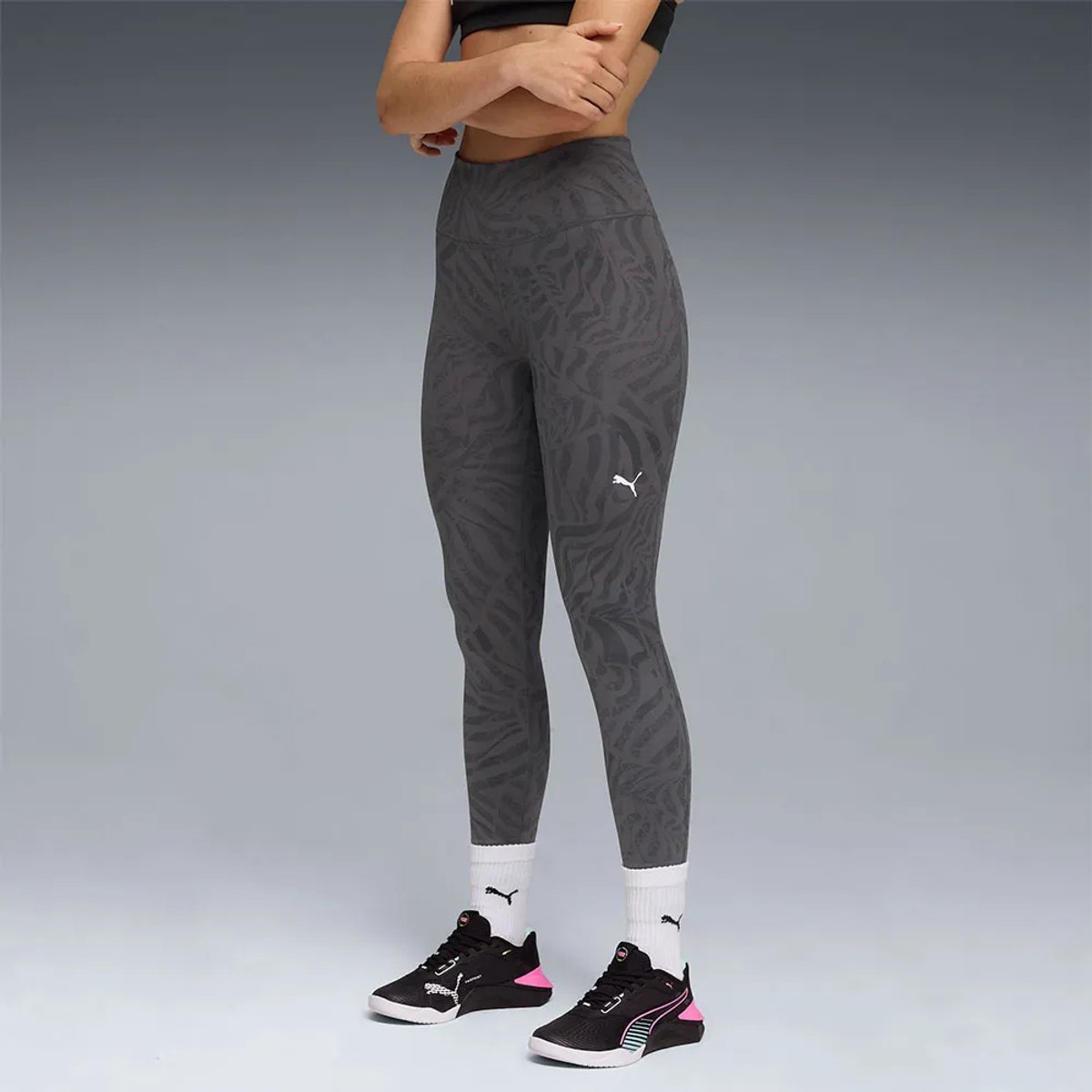 Puma Tad Essential Ribbon Stripe 7/8 Leggings Vrouw Grijs