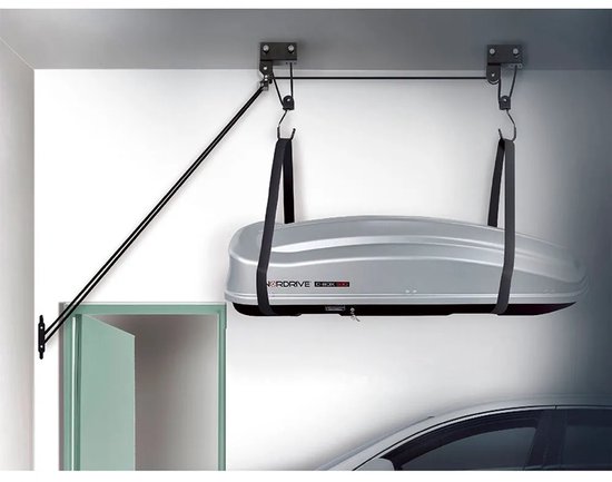 Fietslift ophangsysteem plafondbevestiging Strong 57 kg zwart