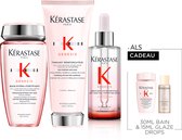 Kérastase Genesis Trio + 2 Cadeau's- Shampoo 250ml & Conditioner 200ml & Haarserum 90ml + Shampoo 30ml & Glaze Drops Haarolie 15ml Cadeau - Anti-haaruitval