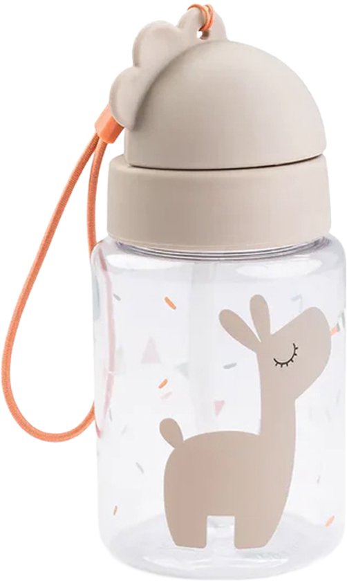 Done by Deer Straw Bottle - Celebration - Sand
