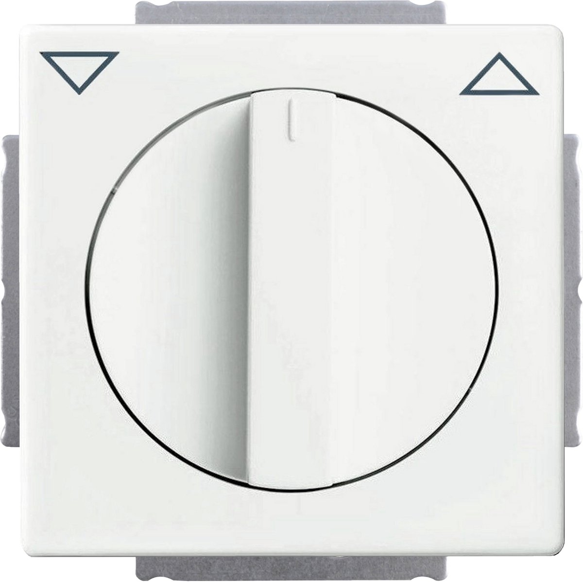 Busch-Jaeger Future Linear schakelaar - jaloezie - mat wit