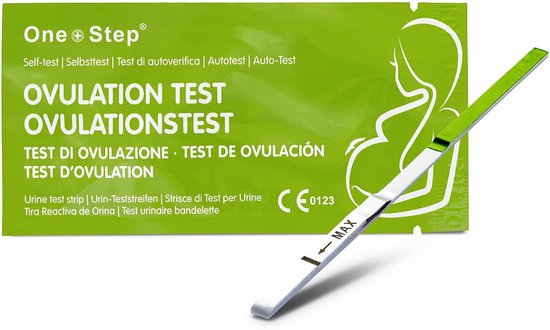 One+Step Ovulatietest 50 stuks - Vruchtbaarheidstest - Ovulatietest - 20 mIU/ml - Betrouwbaar en Gebruiksvriendelijk - Discreet Verpakt