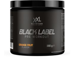 XXL Nutrition Black Label Pre-Workout - Orange Fruit - 390 g
