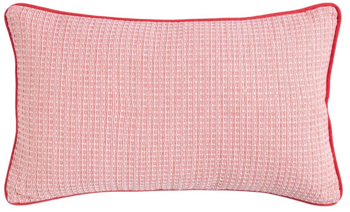Linen & More Hyacinth Kussen wafel rood 30x50cm