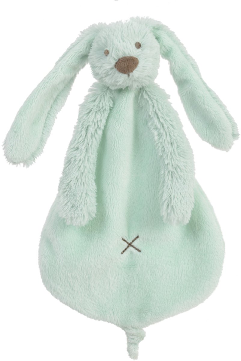 Happy Horse Konijn Richie Knuffeldoekje - Lagoon groen - Baby cadeau — afbeelding 2